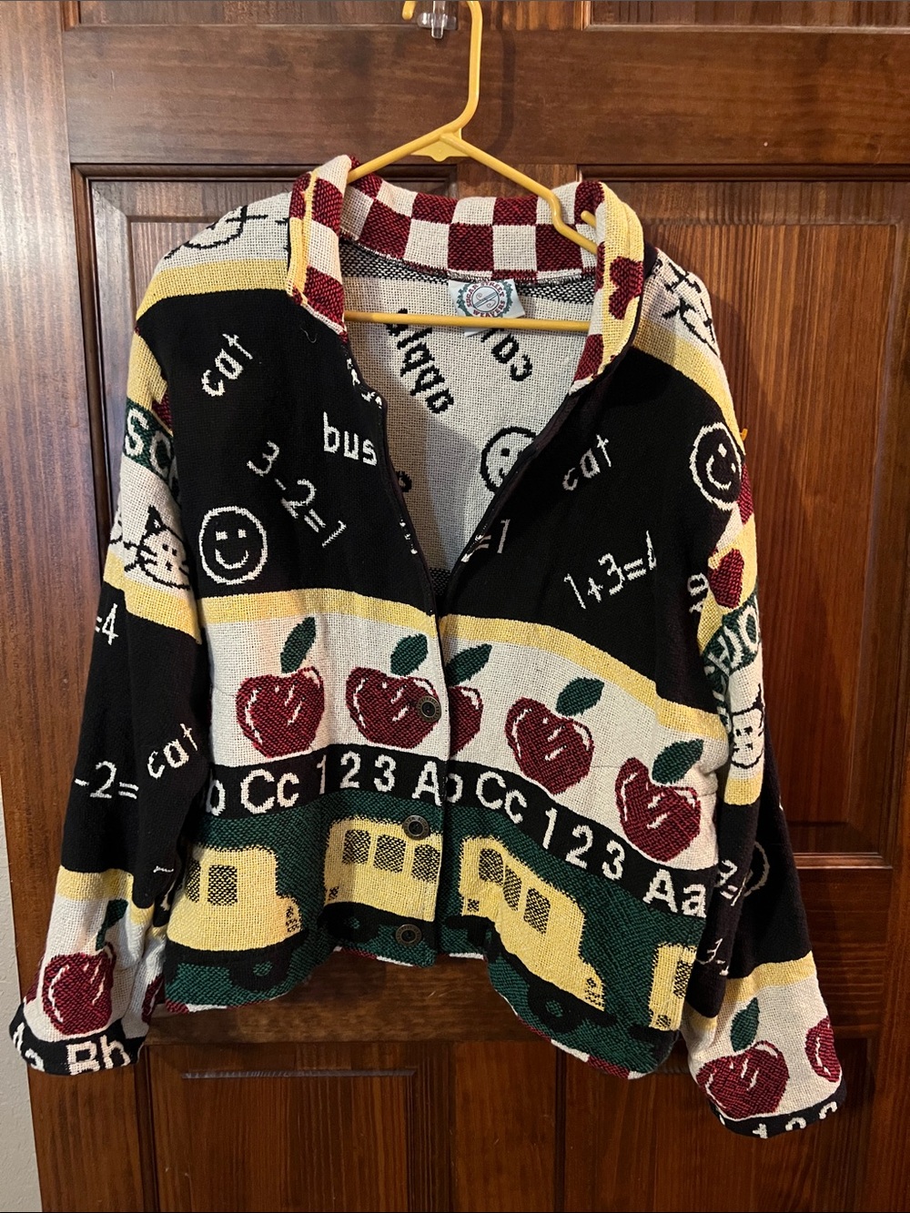 Vintage Sugar Street Weavers Teacher Tapestry Jacket